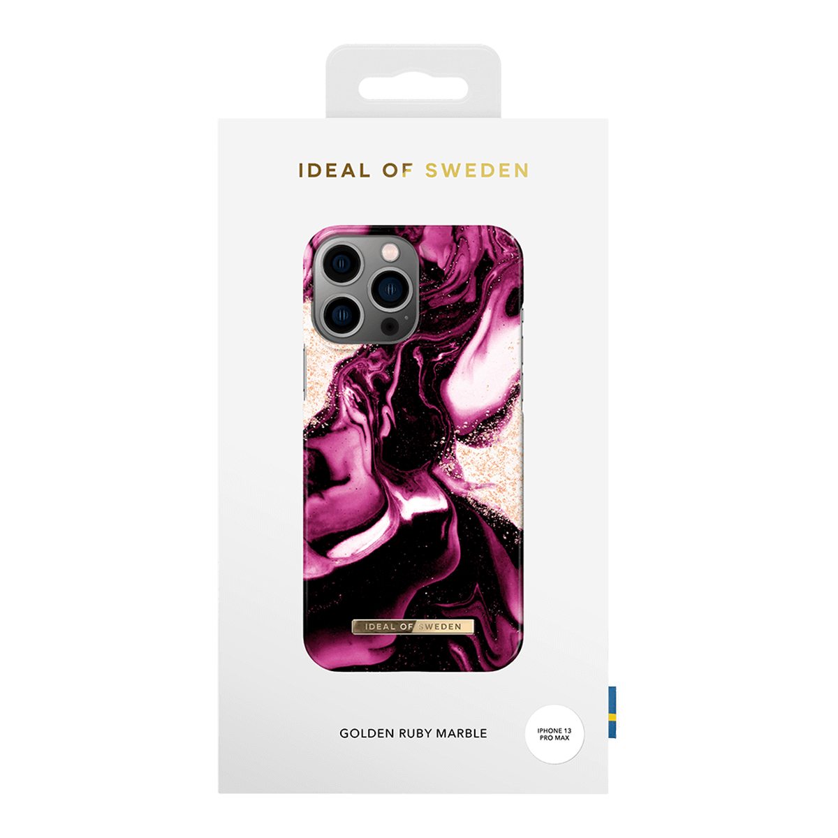Θήκη IDEAL OF SWEDEN για iPhone 13 Pro Max Golden Ruby Marble - 4