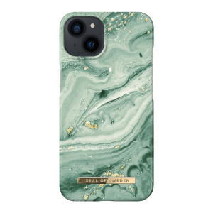 Θήκη IDEAL OF SWEDEN για iPhone 13 Mint Swirl Marble