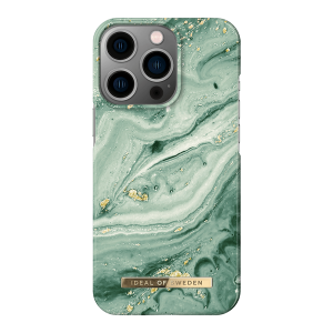 Θήκη IDEAL OF SWEDEN για iPhone 13 Pro Mint Swirl Marble
