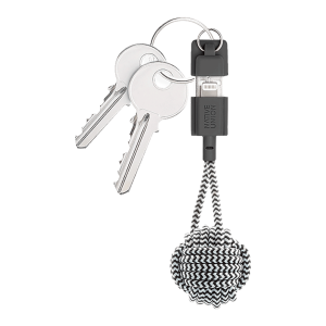 Καλώδιο NATIVE UNION Key USB-A σε Lightning 15 Εκατοστά Άσπρο/ Μαύρο