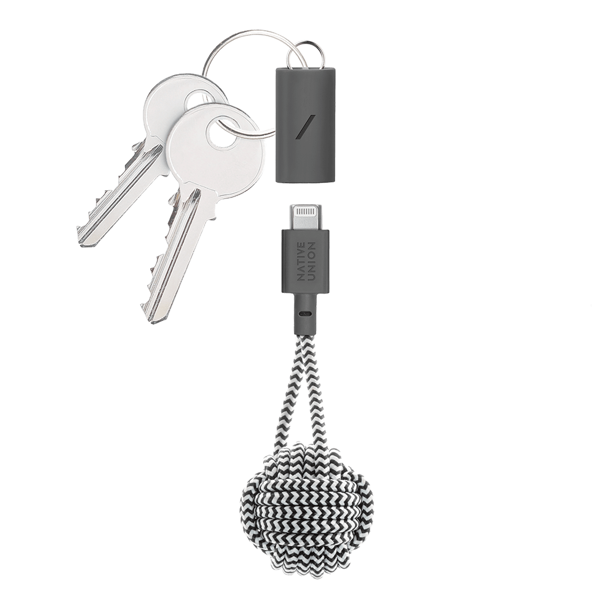 Καλώδιο NATIVE UNION Key USB Type-C σε Lightning 15 Εκατοστά Άσπρο/ Μαύρο
