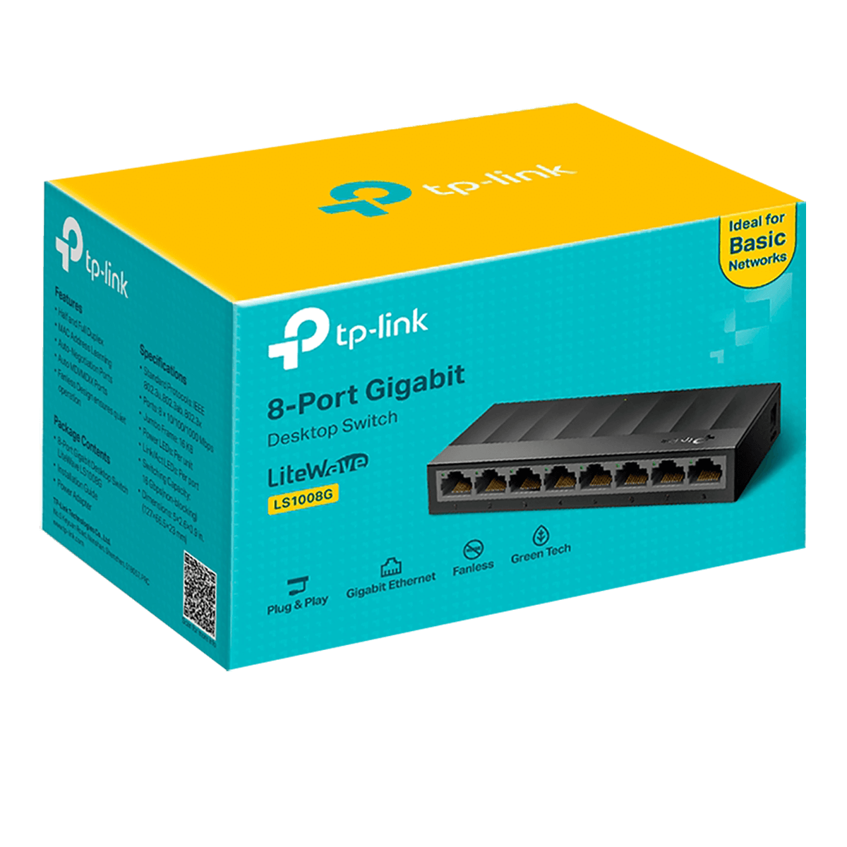 TP-LINK LS1008G 8-Port Gigabit Switch - 3