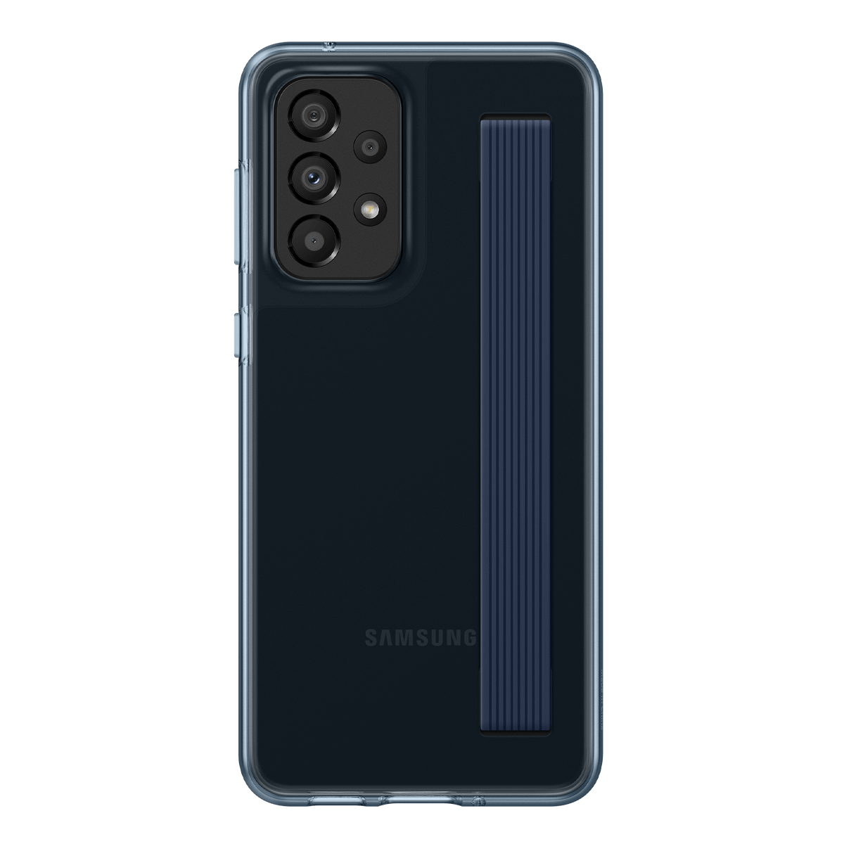 Θήκη Slim Strap Cover SAMSUNG Galaxy A33 5G με Λουράκι Μαύρη