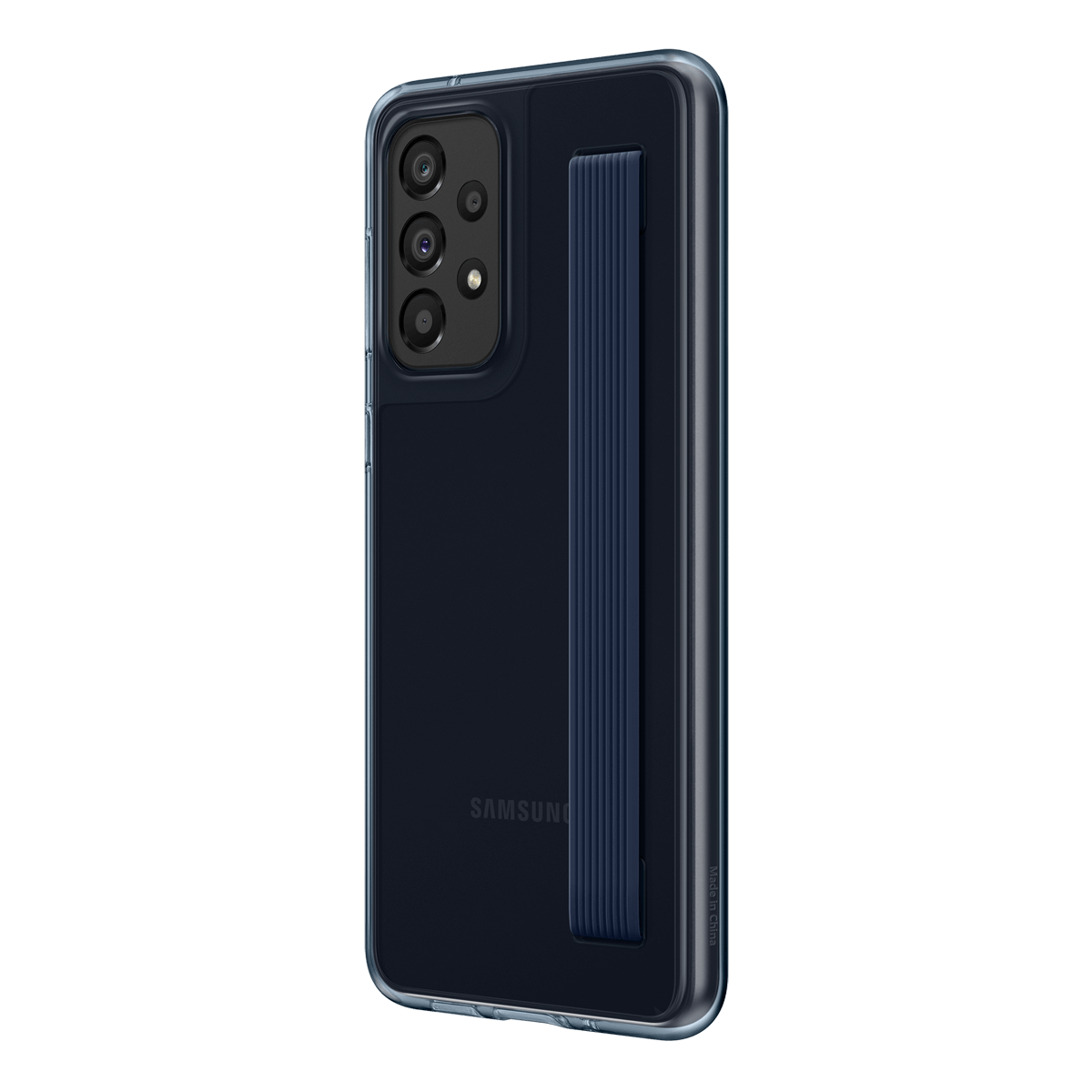 Θήκη Slim Strap Cover SAMSUNG Galaxy A33 5G με Λουράκι Μαύρη - 3