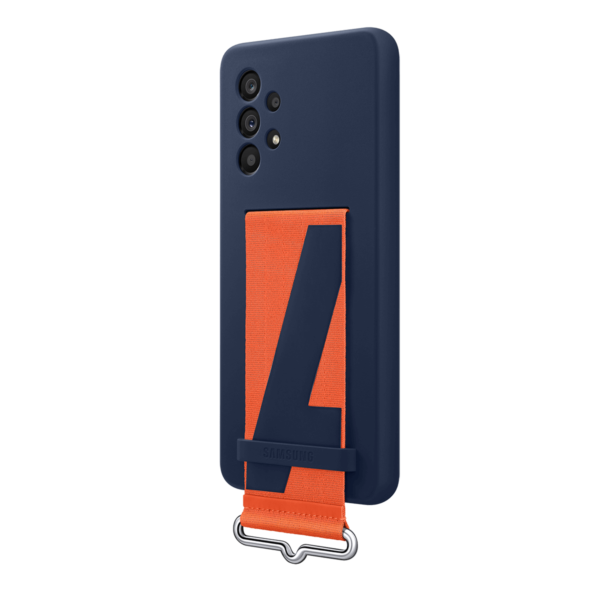 Θήκη Σιλικόνης SAMSUNG Galaxy A53 5G με Λουράκι Navy - 3