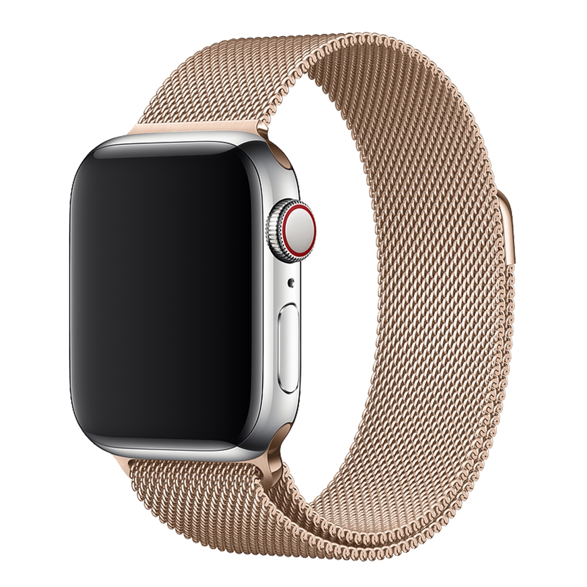 Λουράκι COSY Milanese για APPLE Watch 38/ 40/ 42mm Ροζ/ Χρυσαφί