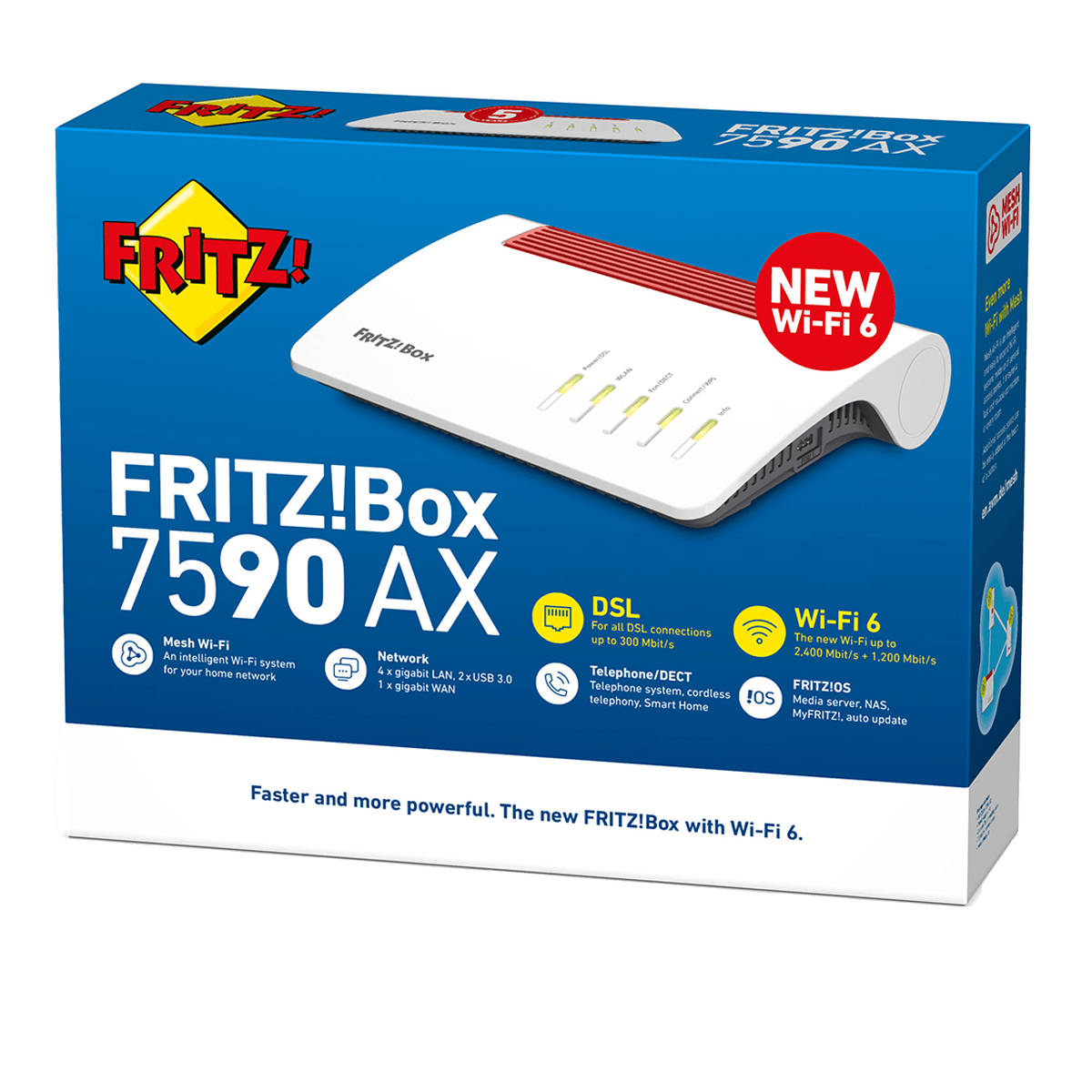 AVM FRITZ!Box 7590 AX Modem/ Router - 4