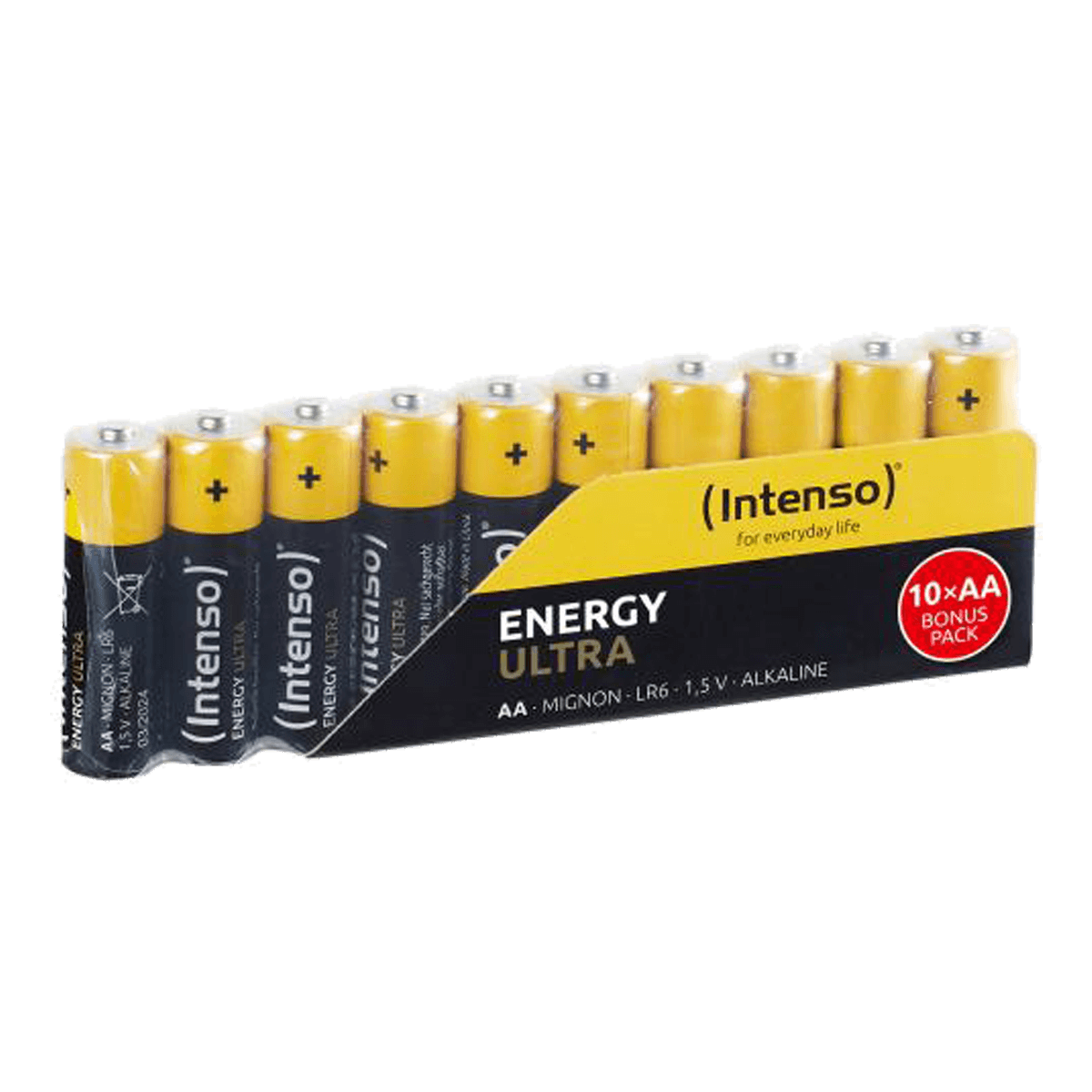 Αλκαλικές Μπαταρίες ΙΝΤΕΝSO Energy Ultra LR06 AA (10 Τεμάχια)