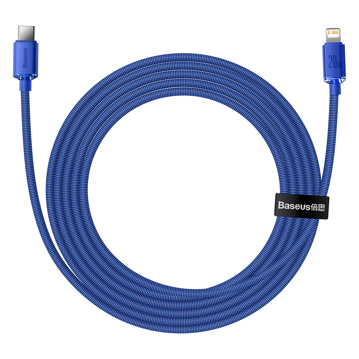 Καλώδιο BASEUS Crystal Shine USB Type-C σε Lightning 20W 1.2 Μέτρα