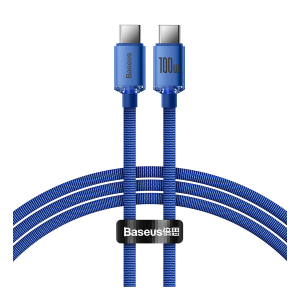 Καλώδιο BASEUS Crystal Shine USB Type-C σε USB Type-C 100W 1.2 Μέτρα