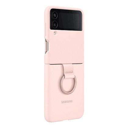 SAMSUNG Galaxy Z Flip 4 Silicone Case with Handle Ring