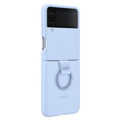 SAMSUNG Galaxy Z Flip 4 Silicone Case with Handle Ring