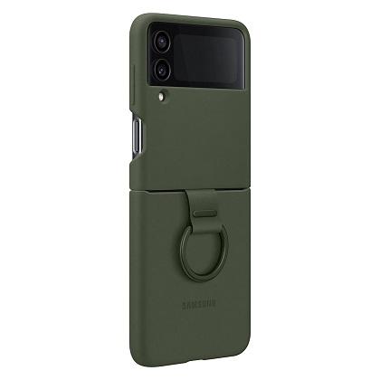 SAMSUNG Galaxy Z Flip 4 Silicone Case with Handle Ring