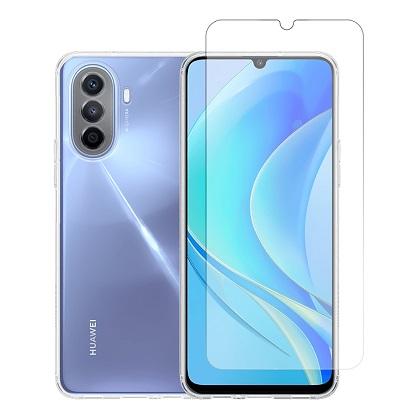 Transparent Case + COZY Screen Protector for HUAWEI Nova Y70/ Nova Y70 Plus