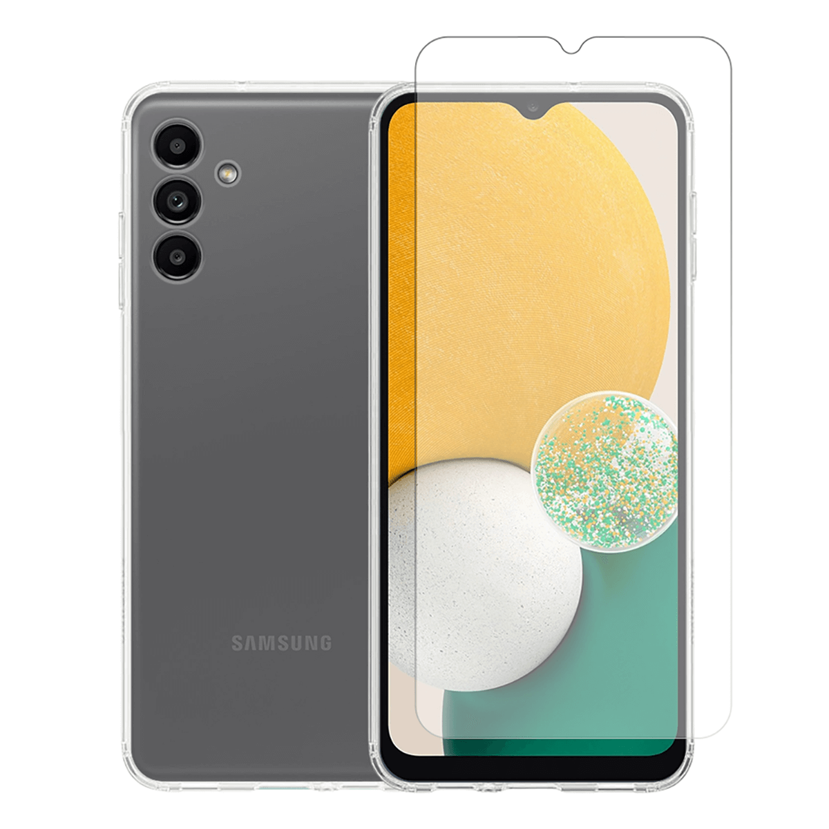 Διάφανη Θήκη + Γυαλί Προστασίας Οθόνης COSY για SAMSUNG Galaxy A13 5G