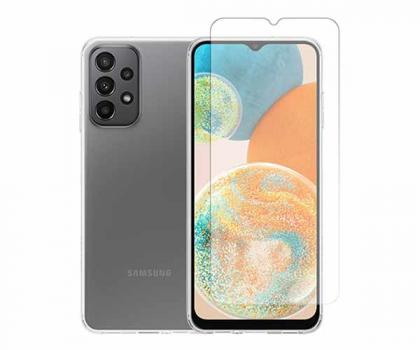  Transparent Case + Screen Protector COZY for SAMSUNG Galaxy A23 5G
