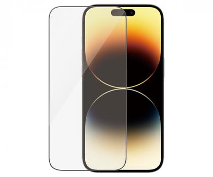 Screen Protection Glass with Frame PANZERGLASS Ultra - Wide Fit Anti-reflective for iPhone 14 Pro