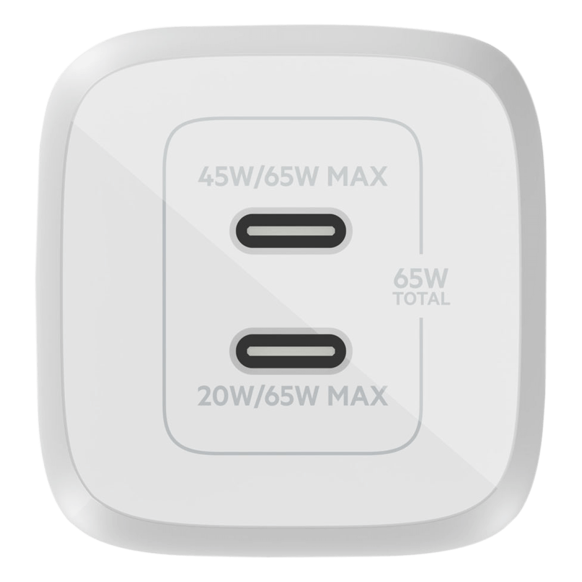 Φορτιστής Ταξιδίου BELKIN Boost Charge Dual USB-C με PPS 65W Λευκό - 2