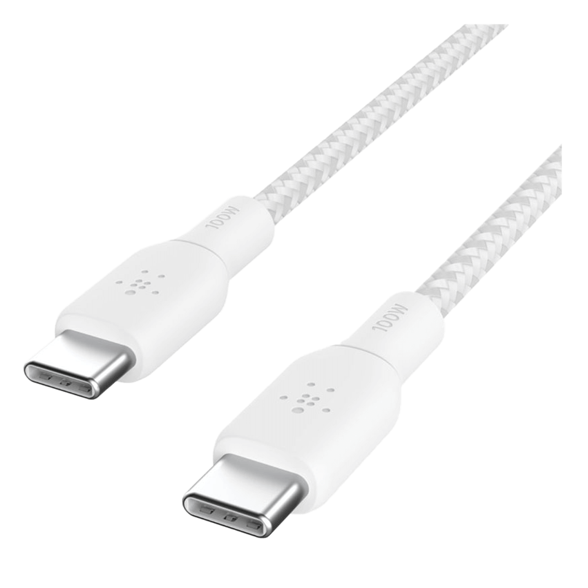 Καλώδιο BELKIN Boost Charge Braided USB Type-C σε USB Type-C 100W 2 Μέτρα Λευκό - 2