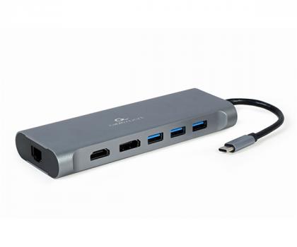 Hub USB Type-C CABLEXPERT with 8 ports