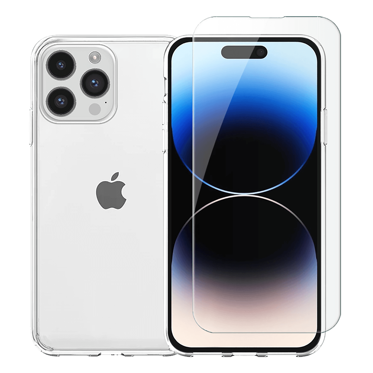 Διάφανη Θήκη Acrylic + Γυαλί Προστασίας Οθόνης COSY για iPhone 14 Pro