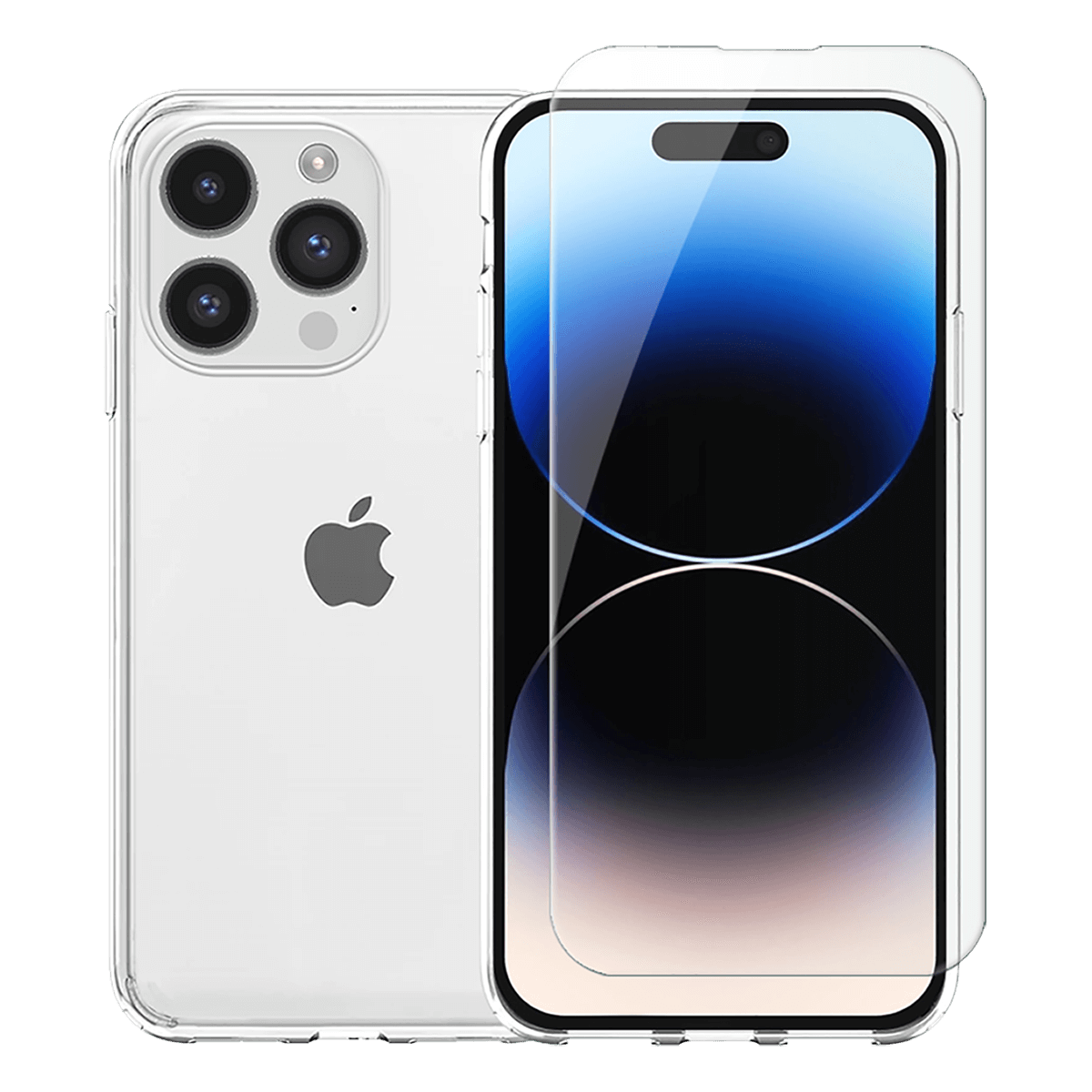 Διάφανη Θήκη Acrylic + Γυαλί Προστασίας Οθόνης COSY για iPhone 14 Pro Max
