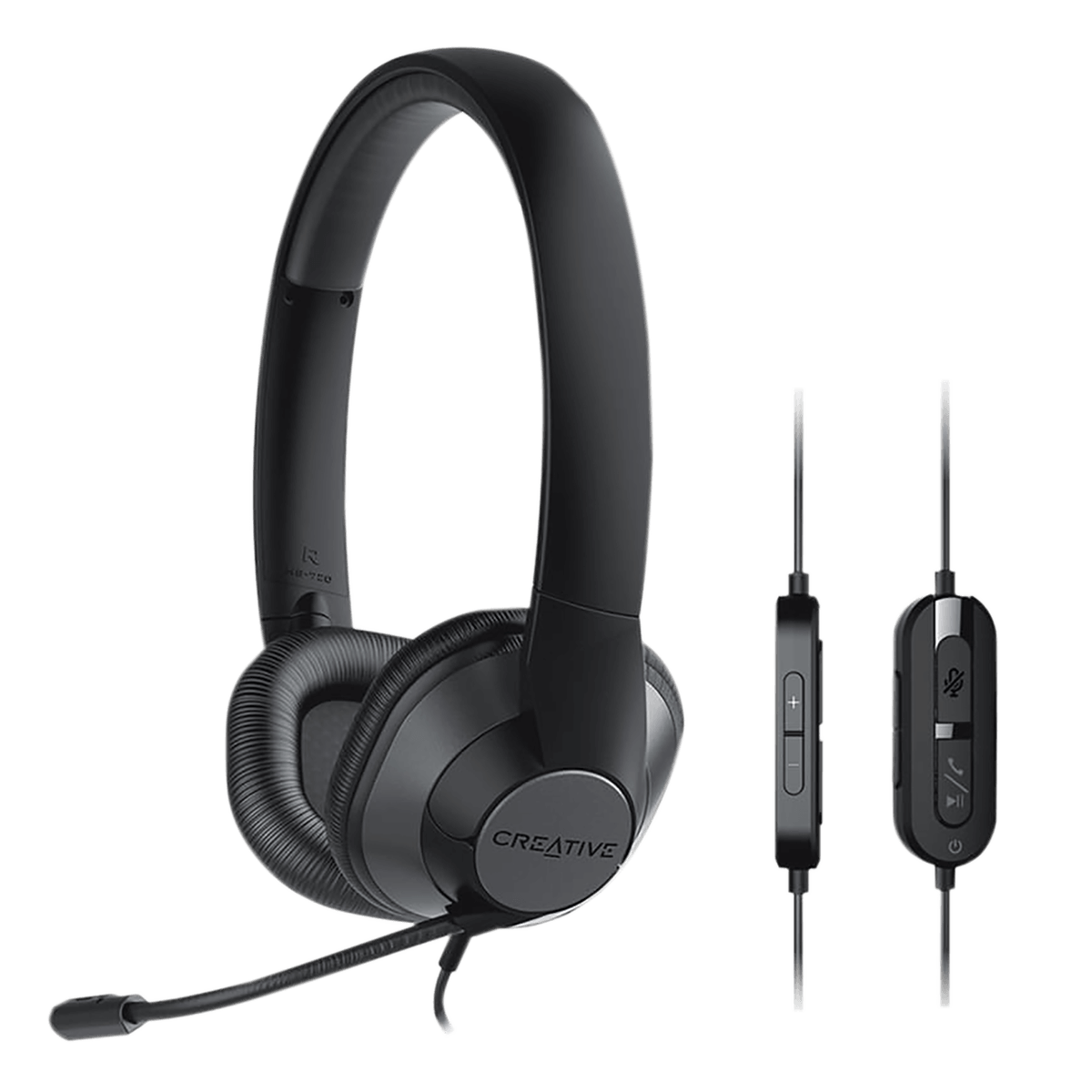 Ενσύρματο Headset CREATIVE HS-720 V2 USB Μαύρο - 3