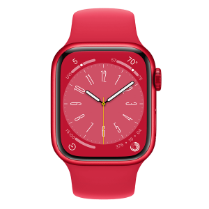 APPLE Watch Series 8 GPS 45mm (PRODUCT)RED Aluminium Case με (PRODUCT)RED Sport Band Smartwatch