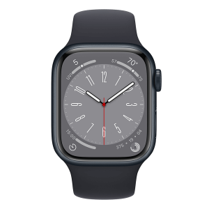 APPLE Watch Series 8 GPS 41mm Midnight Aluminium Case με Midnight Sport Band Smartwatch