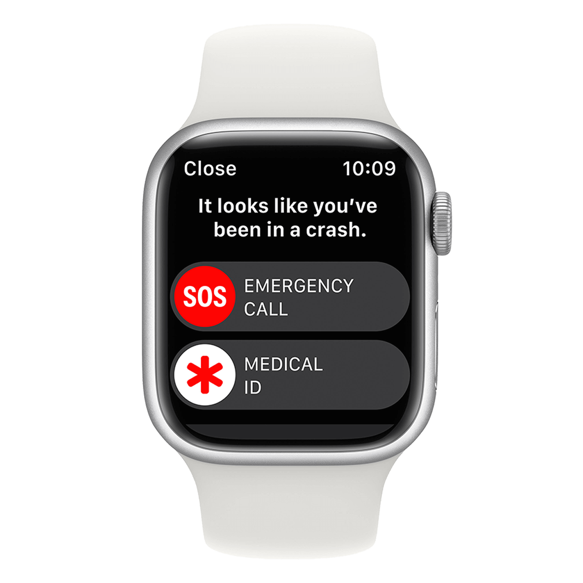 APPLE Watch Series 8 GPS 45mm Silver Aluminium Case με White Sport Band Smartwatch - 4