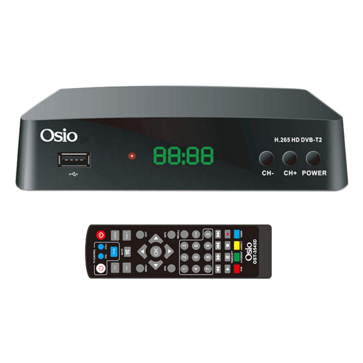 Δέκτης Επίγειας Ψηφιακής Τηλεόρασης OSIO OST-3545D DVB-T/T2