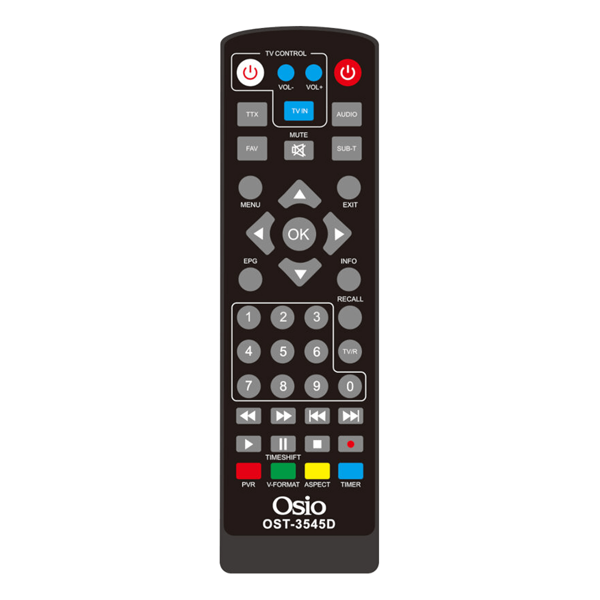 Δέκτης Επίγειας Ψηφιακής Τηλεόρασης OSIO OST-3545D DVB-T/T2 - 3