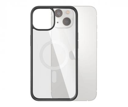 PANZERGLASS Clear Case MagSafe Antibacterial Black Edition for iPhone 13