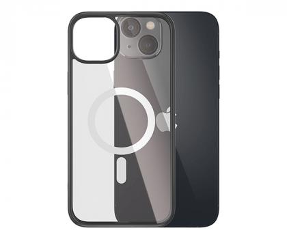 PANZERGLASS Clear Case MagSafe Antibacterial Black Edition for iPhone 14 Plus