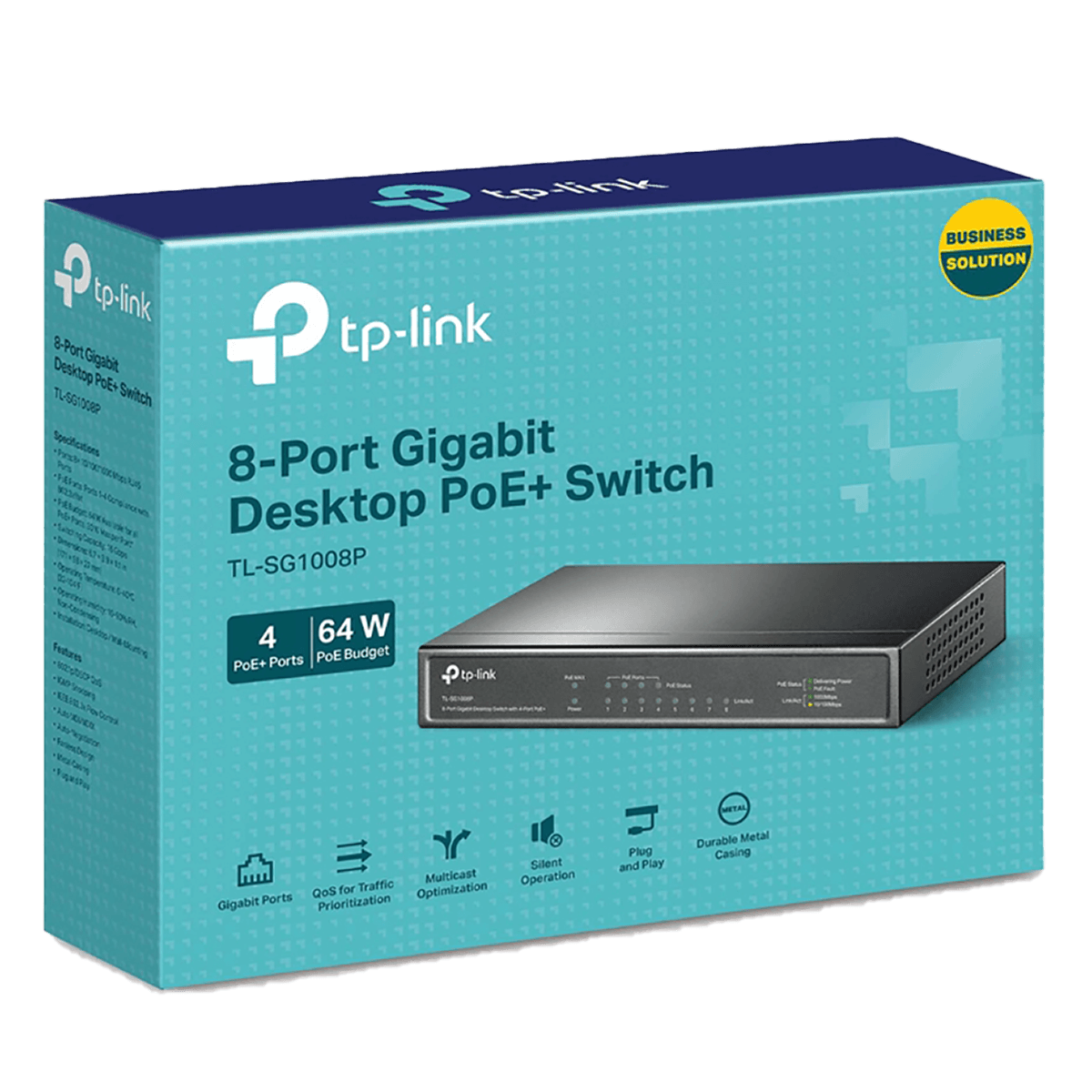 TP-LINK TL-SG1008P 8-Port Gigabit Switch PoE - 3
