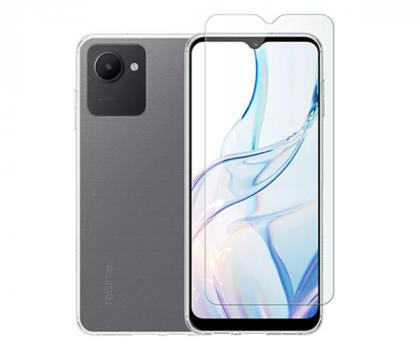 Transparent Case + COZY Screen Protector for Realme C30