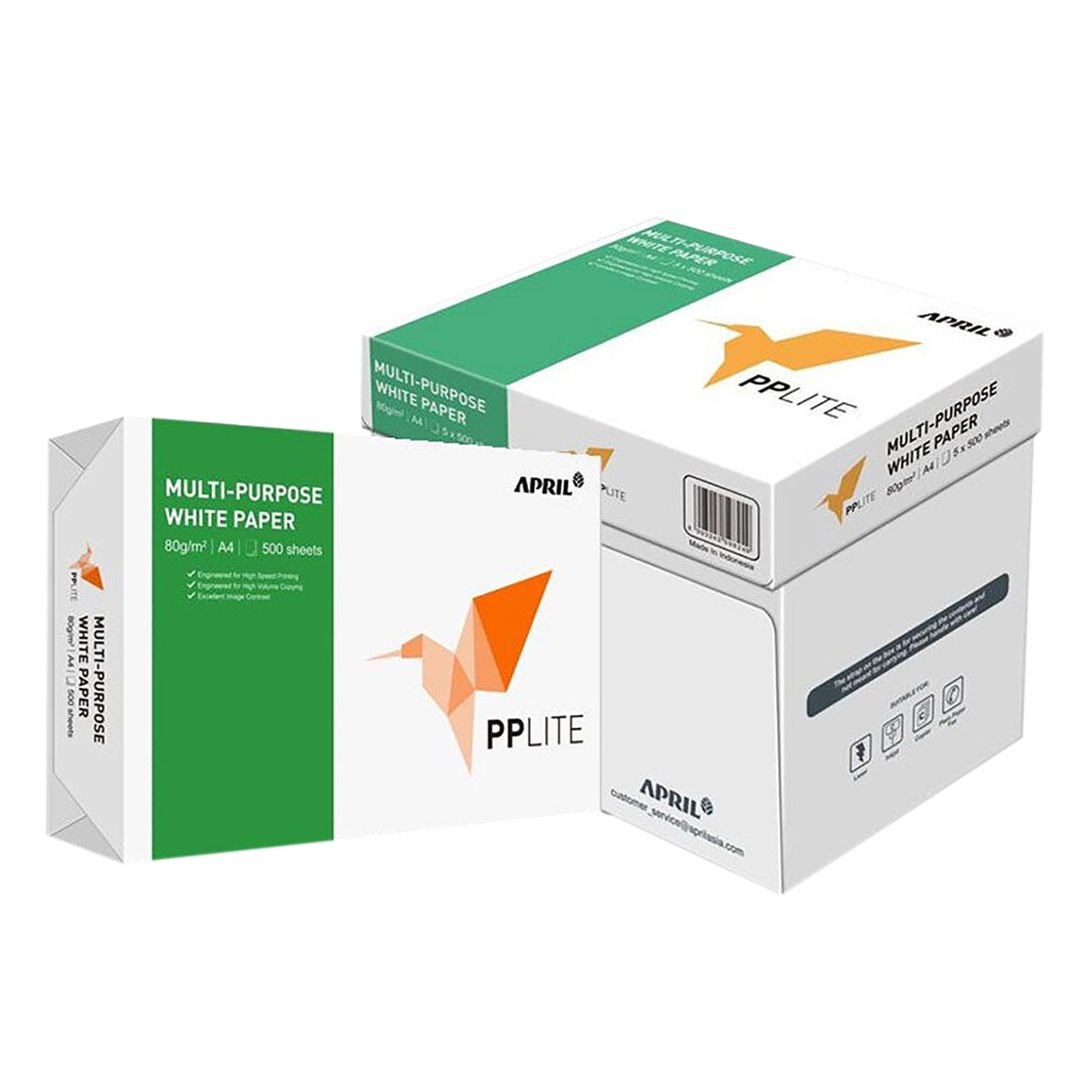 Χαρτί Φωτοτυπικού APRIL PP Lite  Α4 500 Φύλλα 80gr - 2