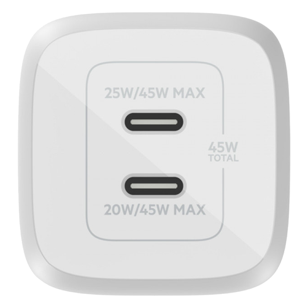 Φορτιστής Ταξιδίου BELKIN Boost Charge Dual USB-C με PPS 45W Λευκό - 2