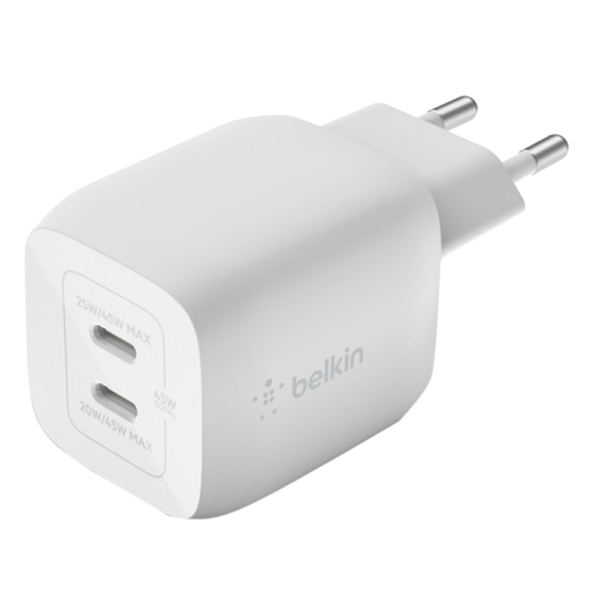 Φορτιστής Ταξιδίου BELKIN Boost Charge Dual USB-C με PPS 45W Λευκό - 3