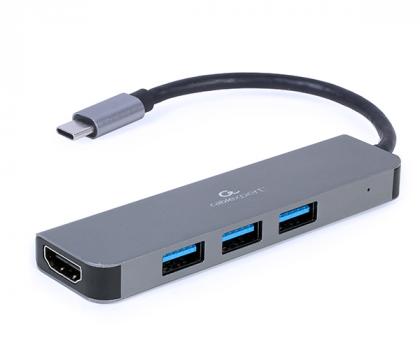 CABLEXPERT USB Type-C hub with 2 ports
