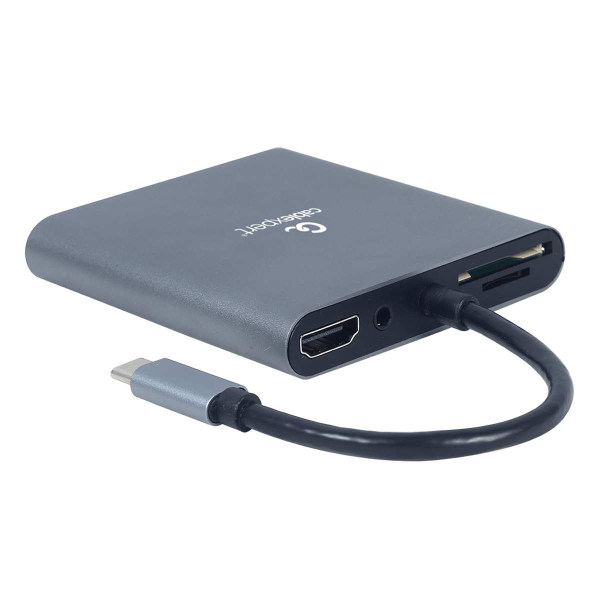 Hub USB Type-C CABLEXPERT με 6 θύρες Γκρι - 2