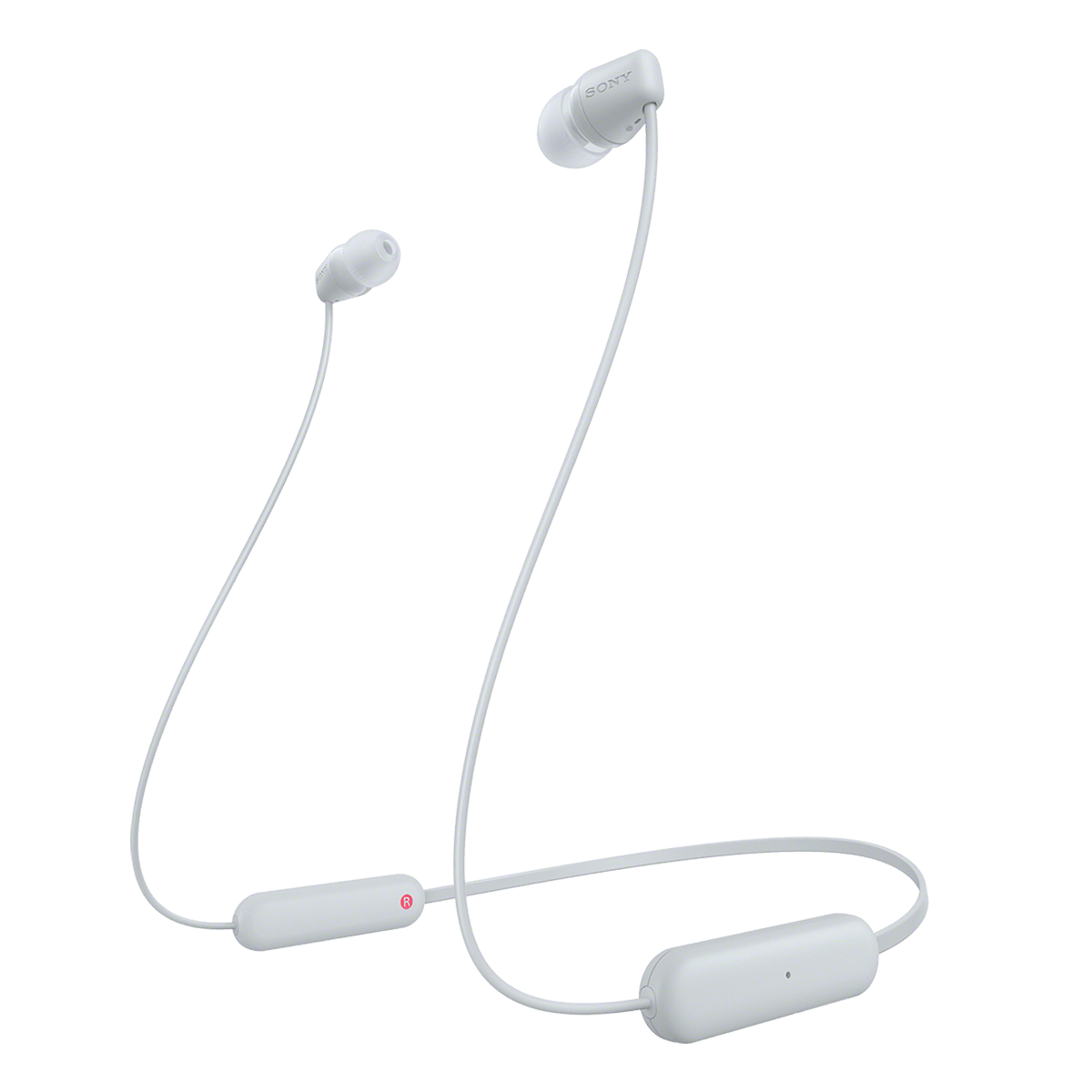 Bluetooth Ακουστικά Neckband SONY WI-C100 Λευκά