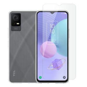 Διάφανη Θήκη + Γυαλί Προστασίας Οθόνης COSY για TCL 405/ 406/ 406s/ 408