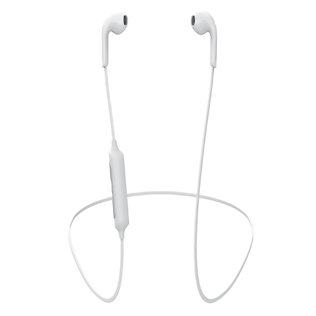Bluetooth Ακουστικά Neckband CELLY + Φορτιστής Ταξιδίου 20W Λευκό - 2