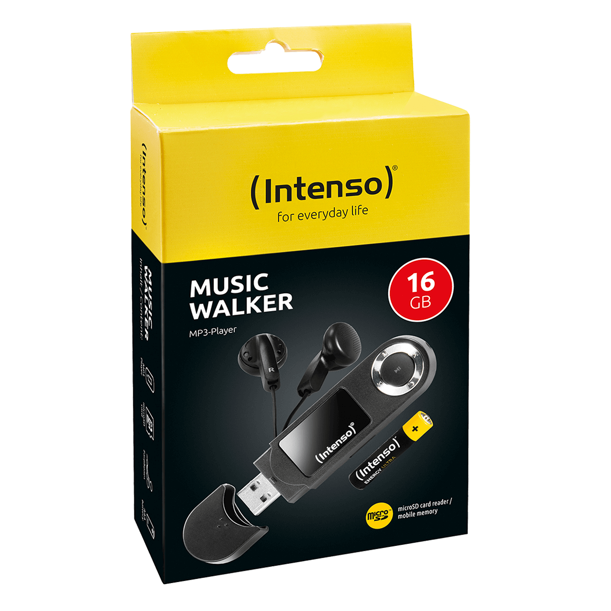 MP3 Player INTENSO Music Walker 16GB Μαύρο - 5