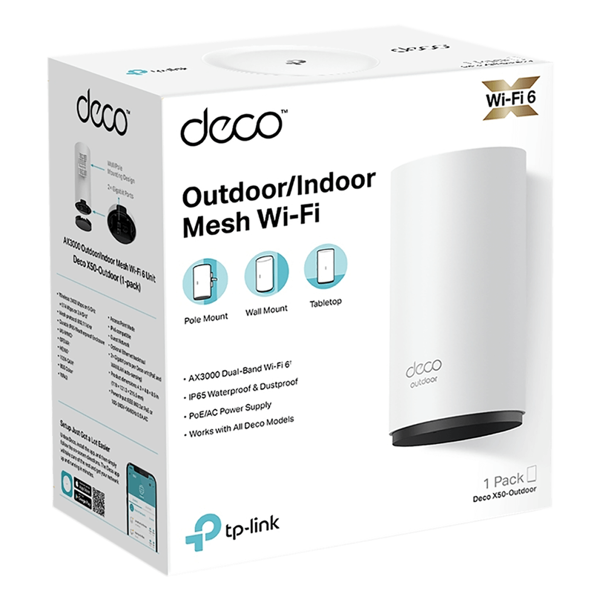 TP-LINK Deco X50 Outdoor Σύστημα Mesh Wi-Fi 1-pack - 2