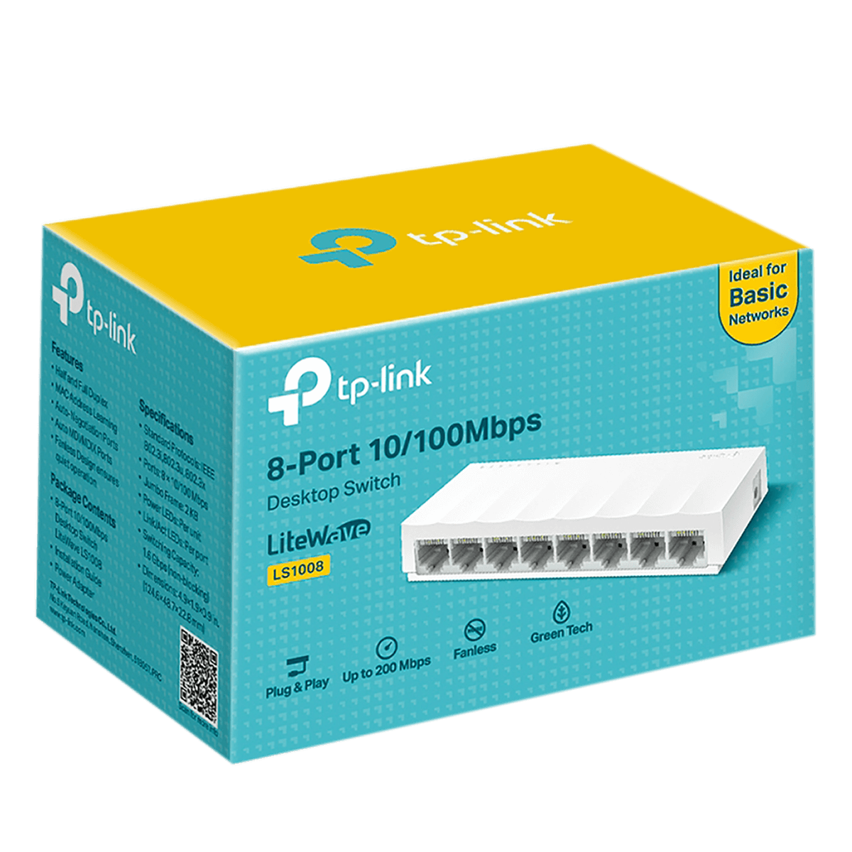 TP-LINK LS1008 8-Port 10/100Mbps Switch - 2