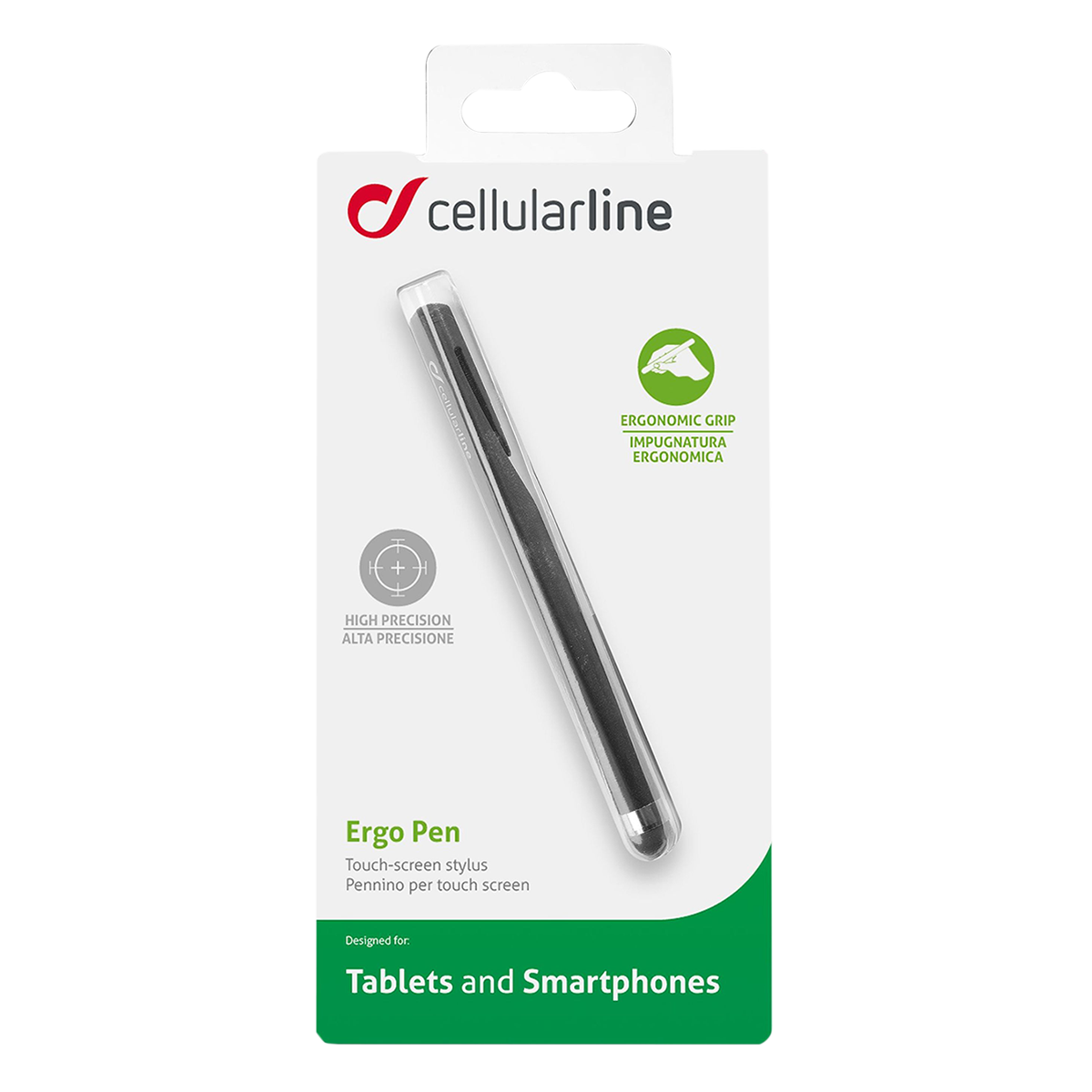 Γραφίδα CELLULAR LINE Ergo Pen Μαύρο - 2
