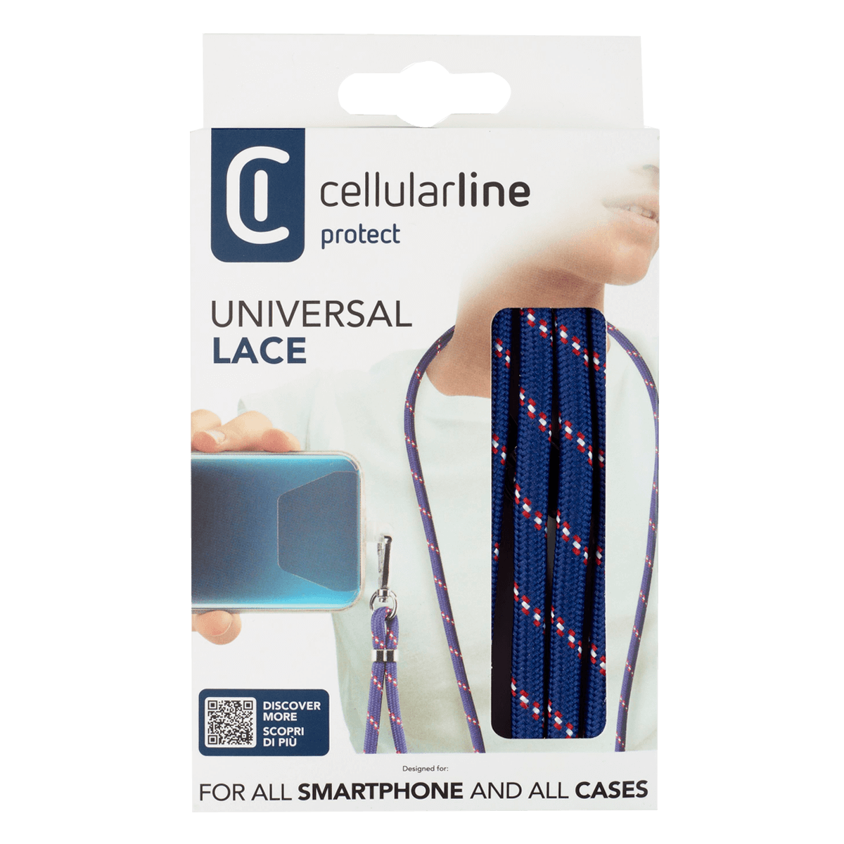 Κορδόνι CELLULAR LINE για Smartphone Μπλε - 5
