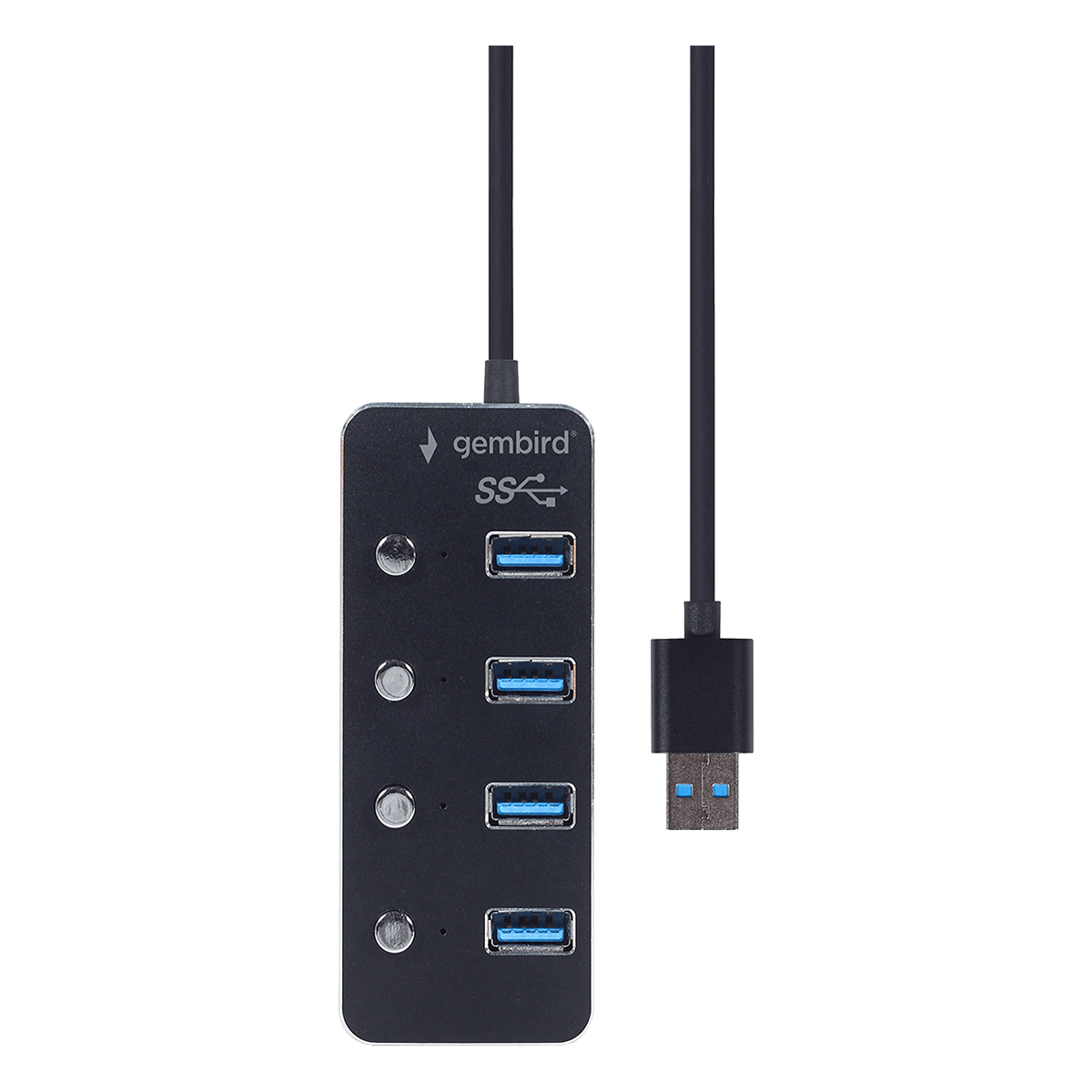 Hub USB 3.1 GEMBIRD με 4 Θύρες με Διακόπτες